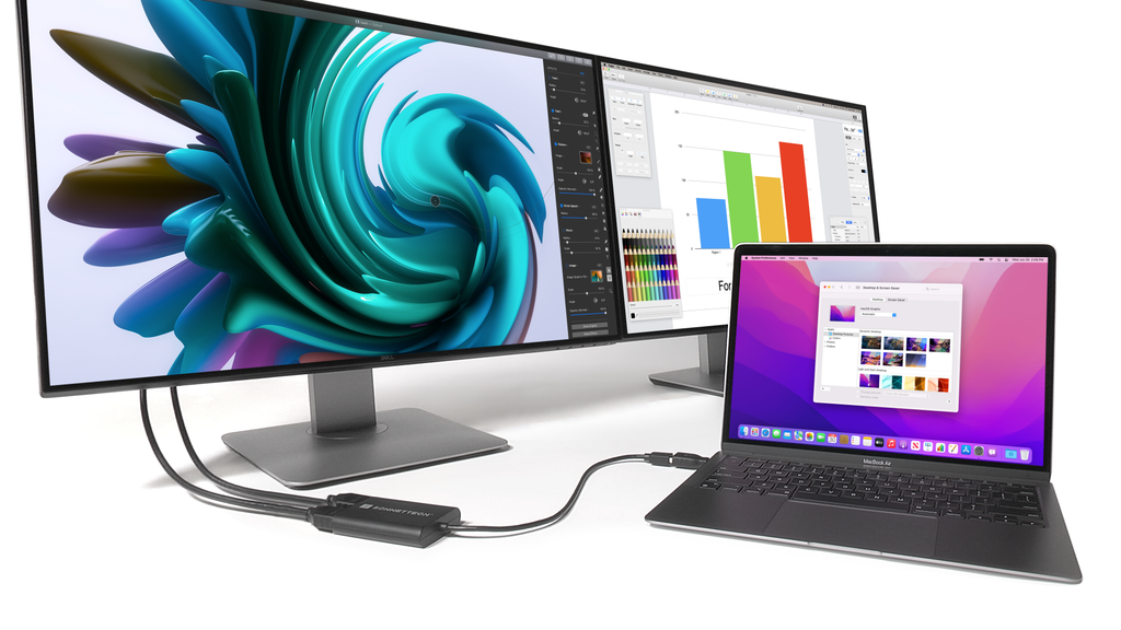 DisplayLink Dual HDMI Adapter for M Series Macs