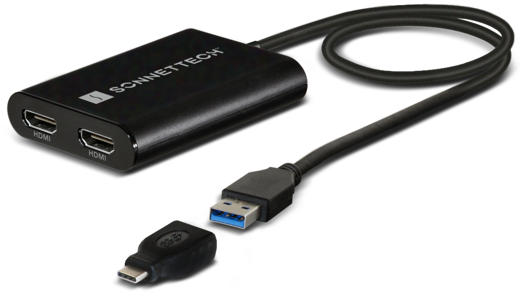 DisplayLink Dual HDMI Adapter for M Series Macs