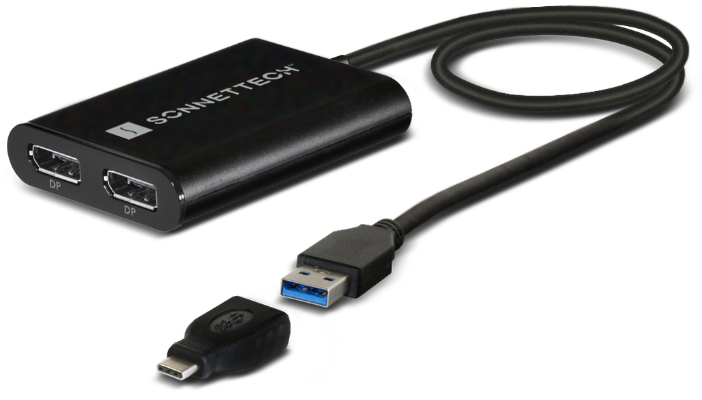 DisplayLink Dual DisplayPort Adapter for M Series Macs