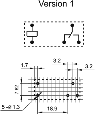 Relay: PCB Power Relay; SPDT; 1CO; Ucoil: 24VDC; 10A/250VAC; 10A/30VDC; 2.35kOhm, Hongfa