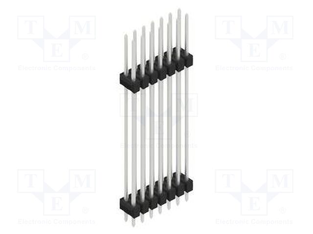 Connector: pin strips; pin header; male; PIN: 14; 2.54mm; THT; 2x7