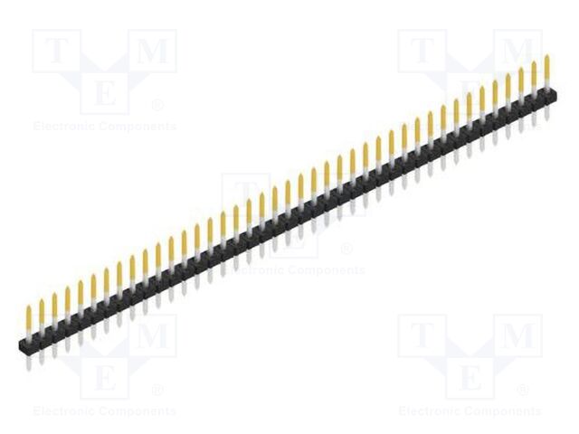 Connector: pin strips; pin header; male; PIN: 41; 2mm; THT; 1x41