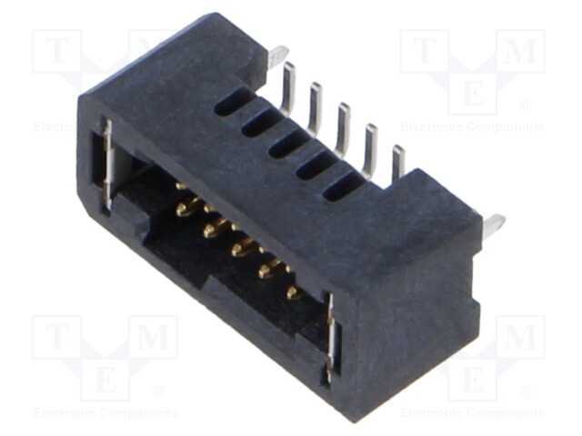 Connector: PCB to PCB; male; PIN: 10; 1.27mm; TFM; gold-plated; SMT