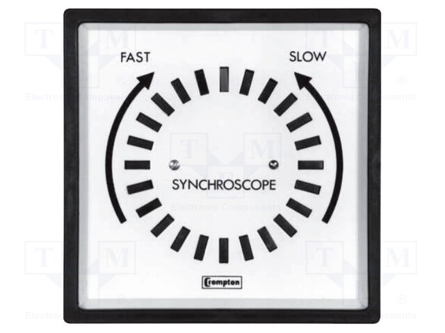 Meter: panel; LED; 110VAC; 45÷65Hz; IP40; panel; 96x96mm