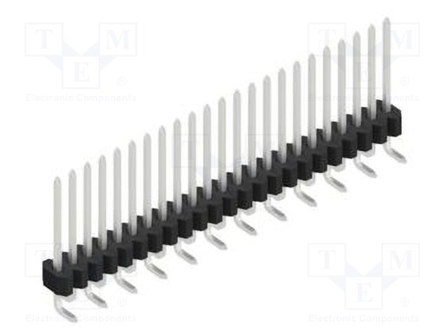Connector: pin strips; pin header; male; PIN: 23; 1.27mm; SMT; 1x23