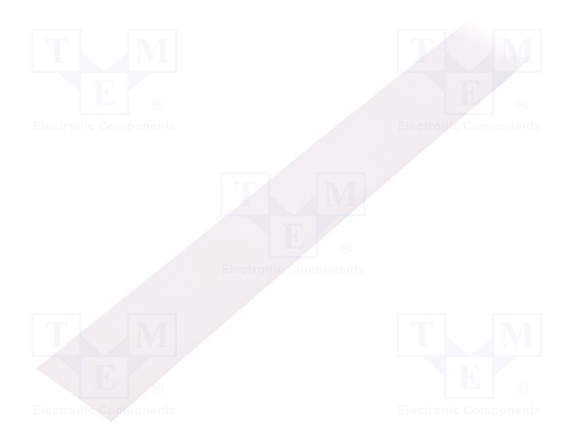 Cover for LED profiles; white; 1m; Application: FLAT8; V: H; slide