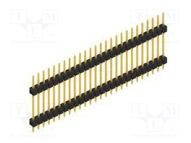 Connector: pin strips; pin header; male; PIN: 26; 2.54mm; THT; 1x26