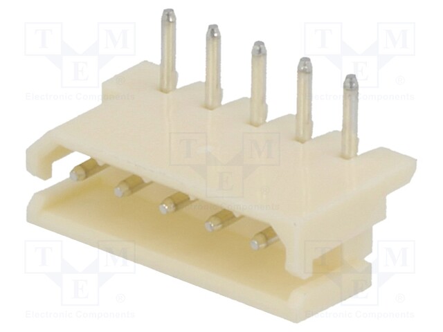 Socket; wire-board; male; A2506; 2.5mm; PIN: 5; THT; 250V; 3A; tinned