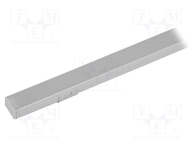 Profiles for LED modules; white; L: 1m; SILER; aluminium
