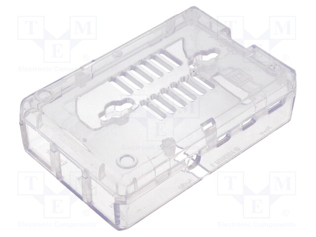 Enclosure: for computer; Raspberry Pi 4 B; ABS; transparent