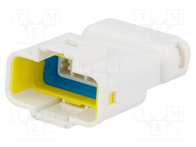 Connector: wire-wire; 560; plug; male; IP67; Locking: latch; white