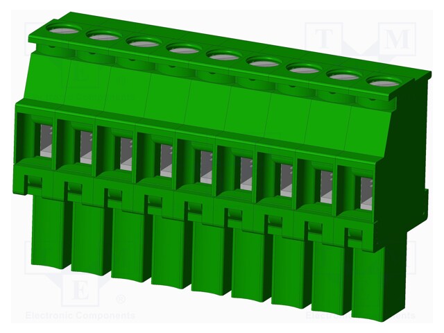 Connector: pluggable terminal block; plug; female; angled 90°