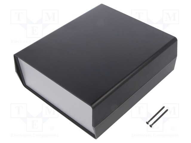 Enclosure: with panel; PCB is fastened in guides; EURO 93; ABS