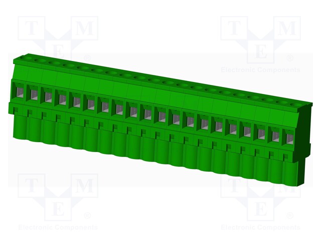 Connector: pluggable terminal block; plug; female; angled 90°
