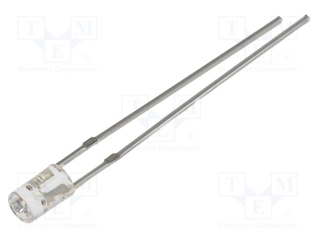 LED; yellow; 3mm; 500÷750mcd; 140°; Front: convex; 1.8÷2.1VDC