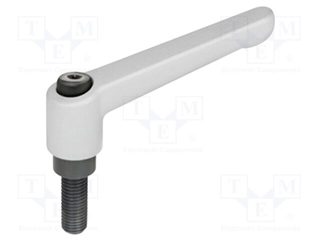 Lever; adjustable; Thread len: 20mm; Lever length: 45mm; GN 300