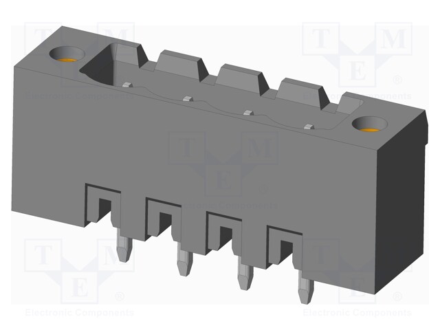 Connector: pluggable terminal block; socket; male; on PCBs