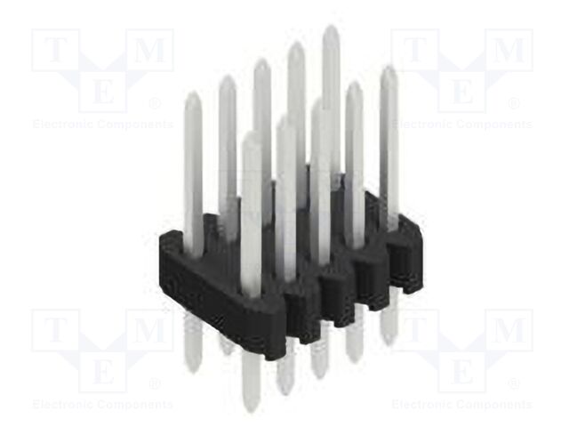 Connector: pin strips; pin header; male; PIN: 10; 1.27mm; THT; 2x5