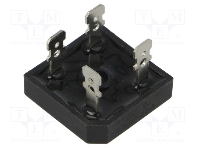 Bridge rectifier: single-phase; Urmax: 400V; If: 25A; Ifsm: 400A