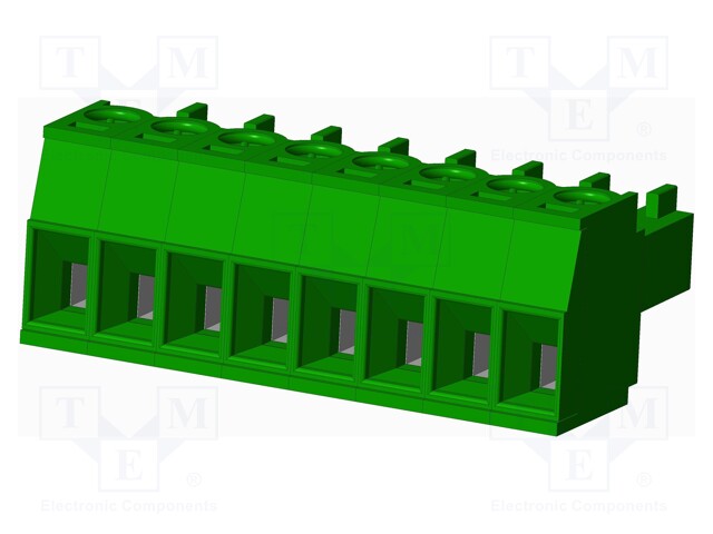 Connector: pluggable terminal block; plug; female; straight; 10A