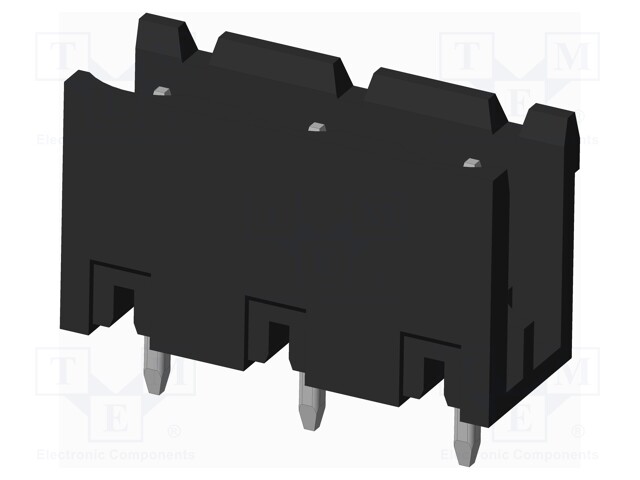 Connector: pluggable terminal block; socket; male; straight; THT