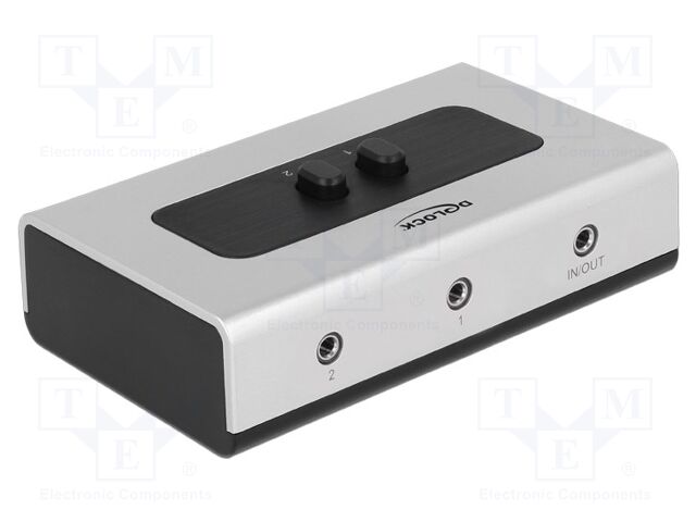 Switch; Out: Jack 3,5mm 3pin socket,Jack 3.5mm 3pin socket x2