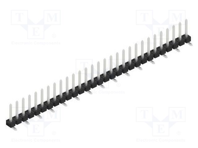 Connector: pin strips; pin header; male; PIN: 29; 2.54mm; SMT; 1x29