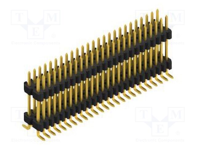 Connector: pin strips; pin header; male; PIN: 50; 1.27mm; SMT; 2x25