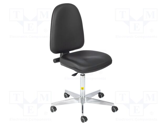 Chair; ESD; Seat dim: 460x430mm; Back dim: 440x510mm; 550÷730mm