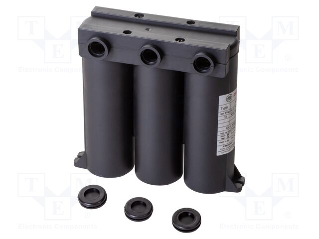 Capacitor: polypropylene; three-phase; Q@50Hz: 10kVAR; -5÷10%