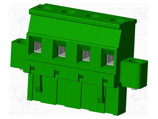 Connector: pluggable terminal block; plug; female; angled 90°