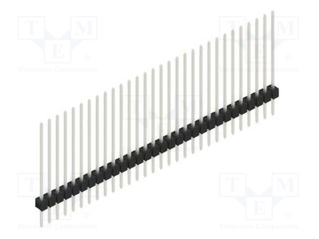 Connector: pin strips; pin header; male; PIN: 30; 2.54mm; THT; 1x30