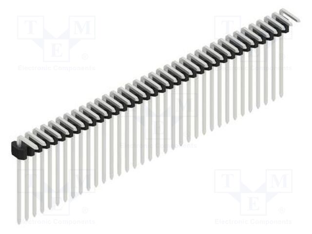 Connector: pin strips; pin header; male; PIN: 35; 1.27mm; THT; 1x35
