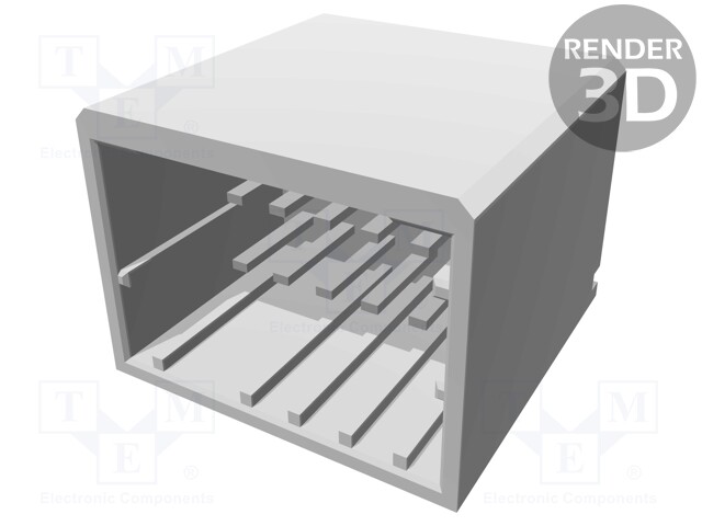 Connector: wire-board; Dynamic D-2100; socket; male; straight