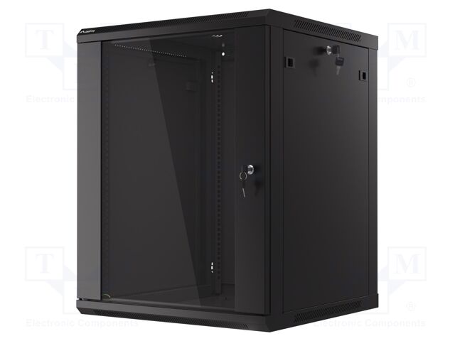 Enclosure: rack cabinet; Standard: 19"; 15U; black; Z: 600mm