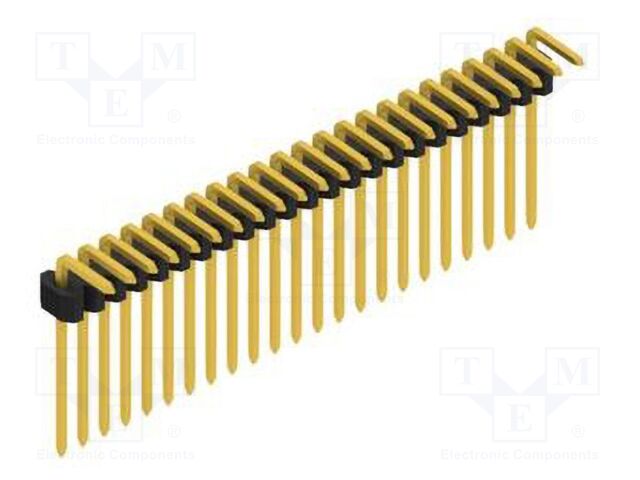 Connector: pin strips; pin header; male; PIN: 23; 1.27mm; THT; 1x23