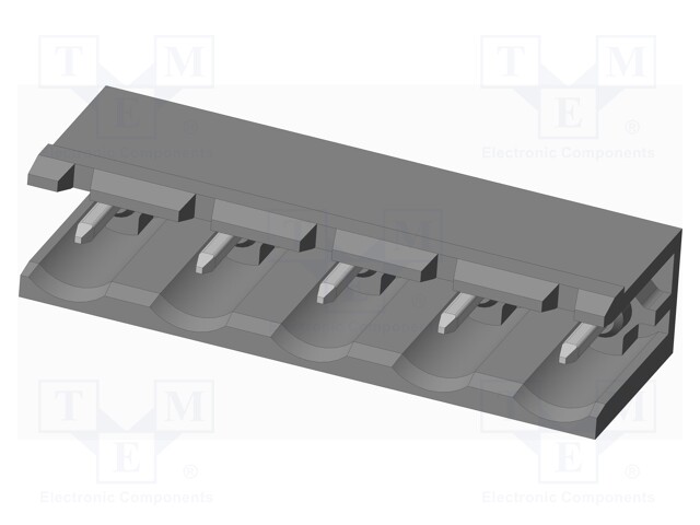Connector: pluggable terminal block; socket; male; on PCBs