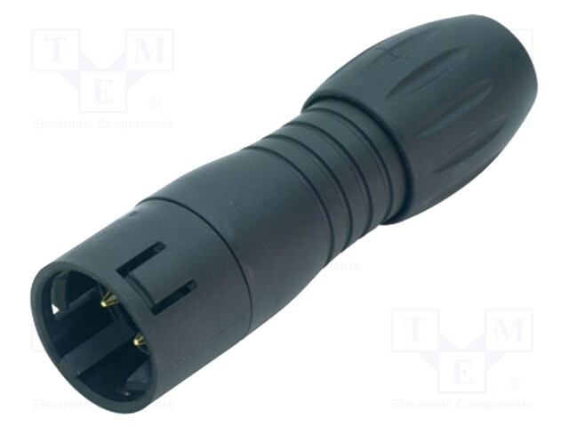 Plug; Connector: circular; 720; male; PIN: 5; gold-plated; 5A; IP67