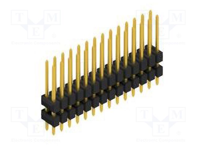 Connector: pin strips; pin header; male; PIN: 28; 2.54mm; THT; 2x14