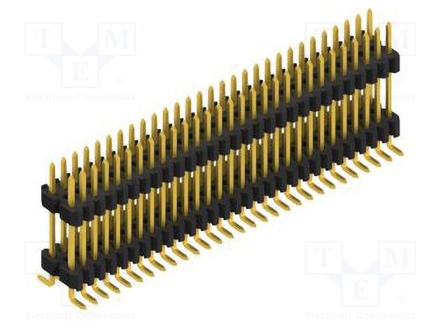 Connector: pin strips; pin header; male; PIN: 58; 1.27mm; SMT; 2x29
