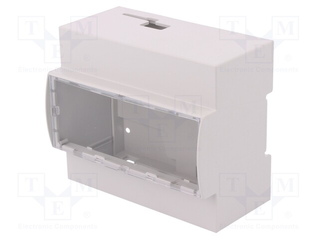 Enclosure: for computer; BEAGLEBONE BLACK; ABS; grey; X: 106.2mm