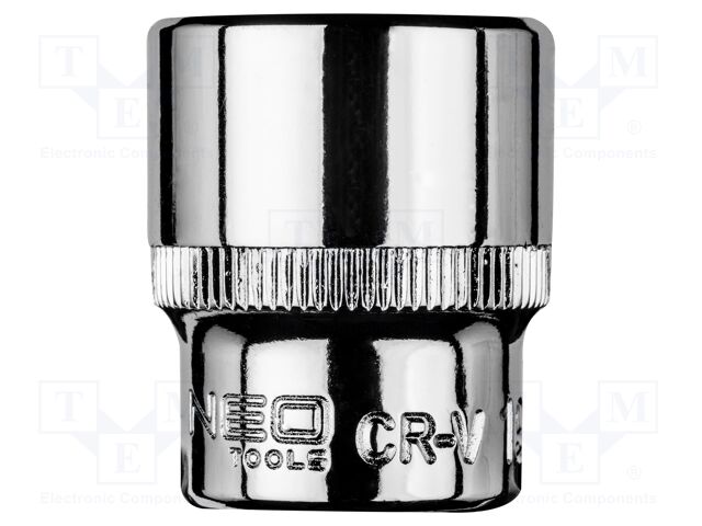 Socket; 6-angles,socket spanner; HEX 19mm; 3/8"