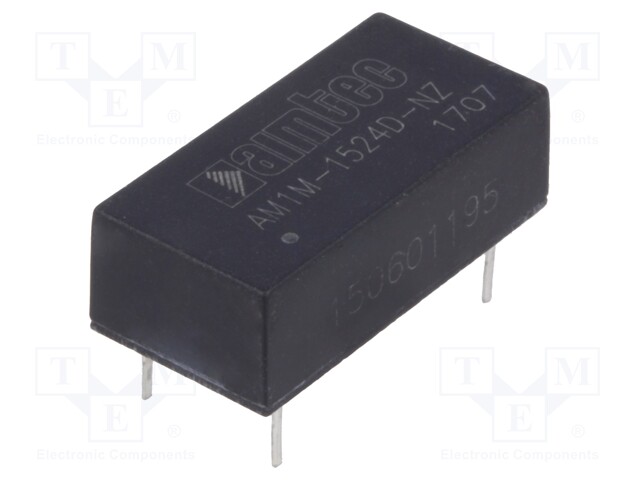 Converter: DC/DC; 1W; Uin: 13.5÷16.5V; Uout: 24VDC; Uout2: -24VDC