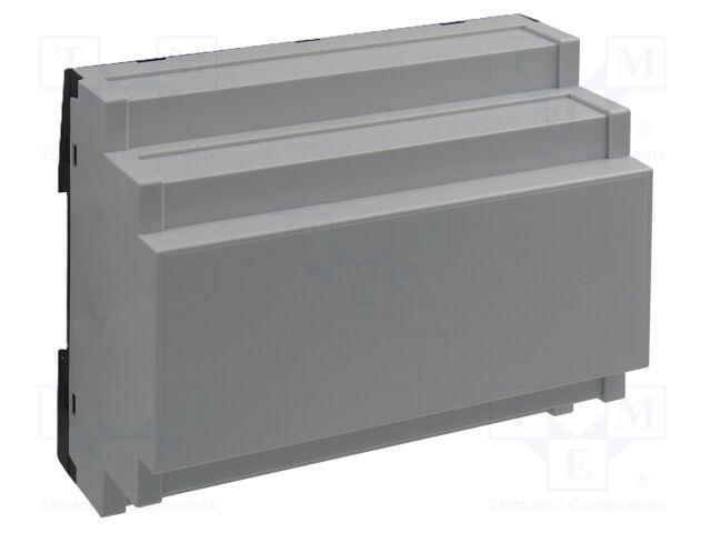 Enclosure: for DIN rail mounting; Y: 90mm; X: 105mm; Z: 60mm; grey