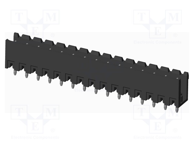 Connector: pluggable terminal block; socket; male; on PCBs