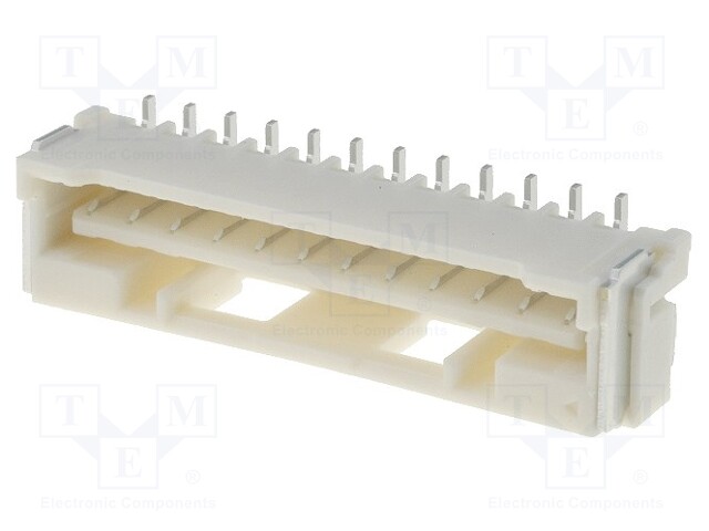 Socket; wire-board; male; CLIK-Mate; 2mm; PIN: 12; SMT; 3A; vertical