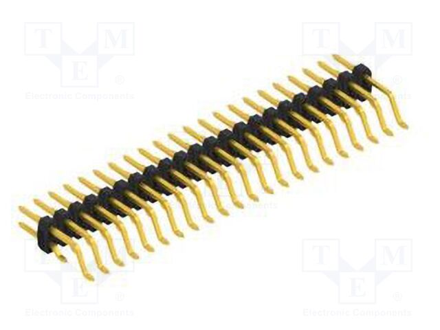 Connector: pin strips; pin header; male; PIN: 44; 2mm; SMT; 2x22