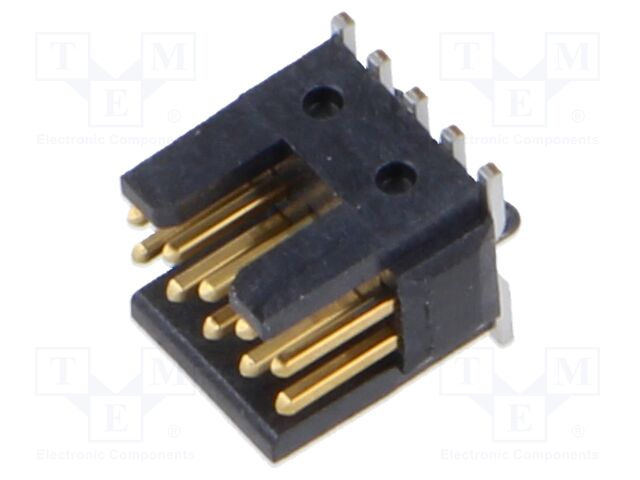 Connector: pin strips; male; PIN: 10; 1.27mm; gold-plated; SMT