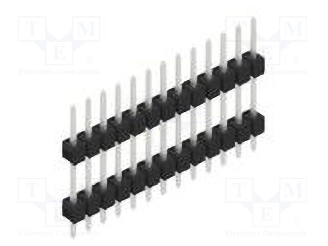 Connector: pin strips; pin header; male; PIN: 13; 2.54mm; THT; 1x13