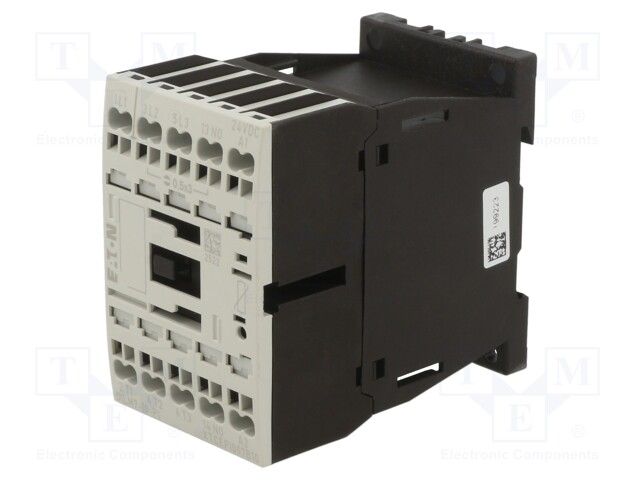 Contactor: 3-pole; NO x3; Auxiliary contacts: NO; 24VDC; 7A; DILM7